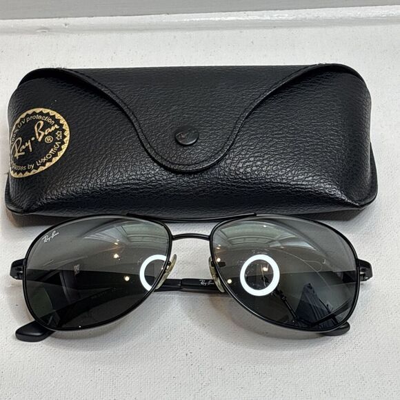 Ray-Ban Other - Ray-Ban RB3519 006/6G Sunglasses Black Metal Gray Lens 59-15-135 w/ Case